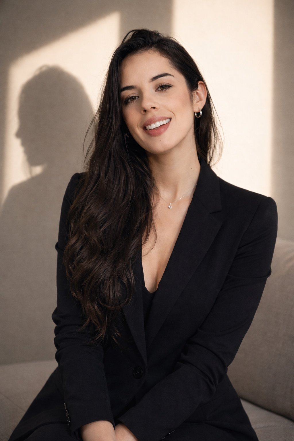 Retrato de Ellen Franco sorrindo
